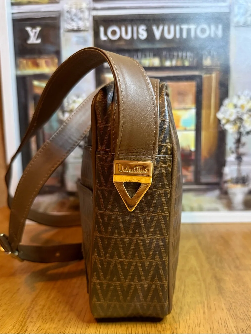 Valentino Brown Shoulder Bag